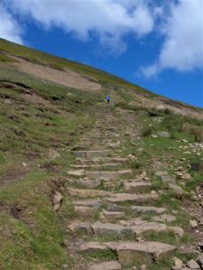 Steps up Pendle Hill
