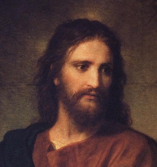 Detail from Heinrich Hofman's Christ and the Rich Young Ruler