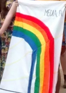 Orlando vigil crop rainbow flag