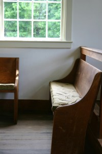 Meetinghouse interior